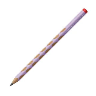 Stabilo Easygraph Pastel Lapiz de Grafito - Mina HB de 3.15mm - Diseño Ergonomico - Uso Diestro - Color Lila Pastel · Pack de 12 uds.
