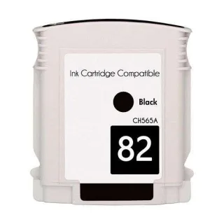 Generico HP 82 Negro Cartucho de Tinta - Reemplaza CH565A