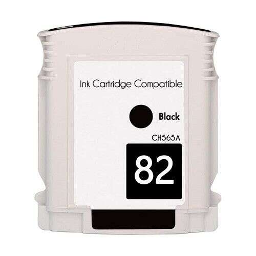 Generico HP 82 Negro Cartucho de Tinta - Reemplaza CH565A