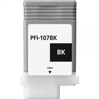 Canon PFI107 Negro Cartucho de Tinta Generico - Reemplaza 6705B001/PFI-107BK