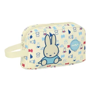 Safta Miffy Buddy Portadesayunos Termico de 1.7L - Interior Forrado en Aluminio - Repelente al Agua - 215x65x120mm - Color Beige