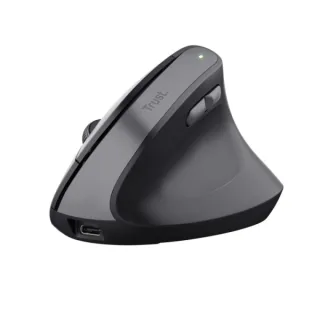 Trust Bayo II Raton Inalambrico USB - Tecnologia Silent Click - 6 Botones - Recargable por USB-C - Color Negro