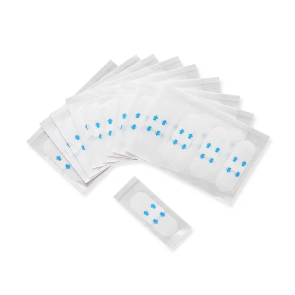 Innovagoods Liftrik Pack de 40 Parches de Lifting Facial Adhesivos Invisibles - Resistente al Agua - Universal - Desechable - 40x1.2cm - Color Transparente