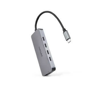 Nanocable HUB USB-C/M a 4xUSB-C/H + USB-C PD 100W