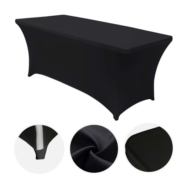 Sungarden Funda Para Mesa de Resina 240x74x74cm - Color Negro