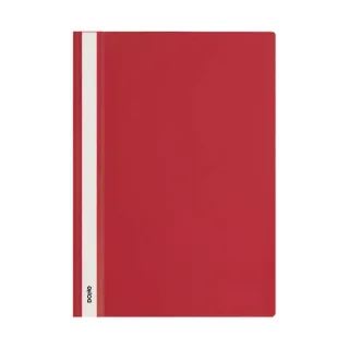 Dohe Dosier con Fastener de Polipropileno - Tamaño A4 - Cubierta Transparente y Trasera Opaca - Ideal para Organizar Documentos · Pack de 10 uds.