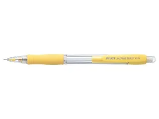 Pilot Portaminas SuperGrip H185 - Trazo 0.5mm - Mina HB - Cuerpo Amarillo · Pack de 12 uds.