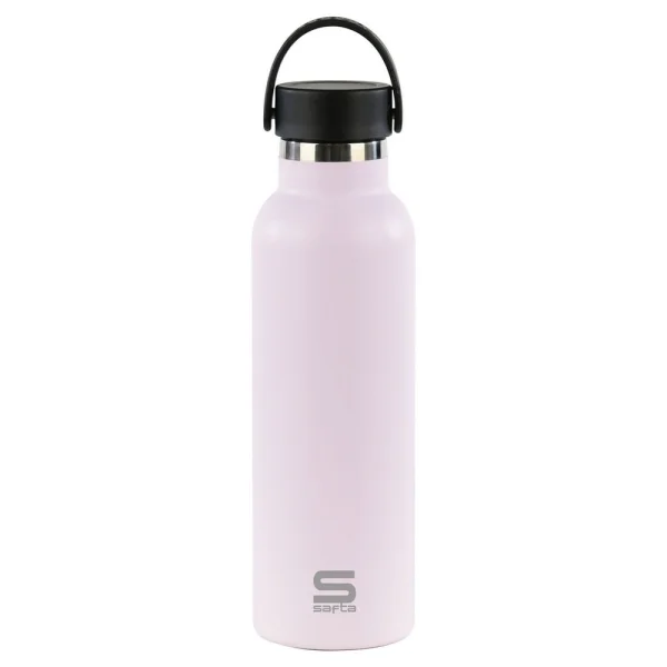 Safta Botella Termo de 600ml - Acero Inoxidable - Asa Superior - Color Violeta