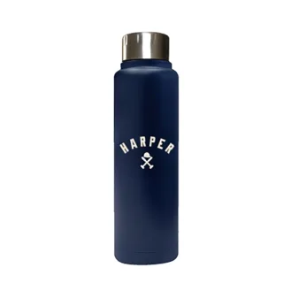 Safta Harper and Neyer Botella Termo de 500ml - Acero Inoxidable - 70x225mm - Color Azul Marino
