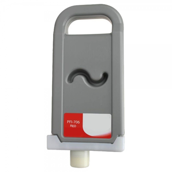 Canon PFI706/PFI306 Rojo Cartucho de Tinta Pigmentada Generico - Reemplaza 6687B001/6663B001/PFI-706R/PFI-306R