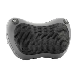 Innovagoods Shissage Masajeador Shiatsu Compacto - 20W - 3 Velocidades - Multifuncion - Cabezales Giratorios - Apagado Automatico - Funcion Calor - 29x14.5x10cm - Color Gris y Negro