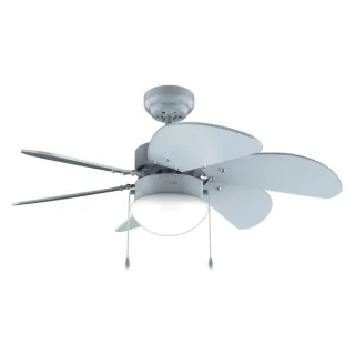 Cecotec EnergySilence Aero 3600 Vision Full Sky Ventilador de Techo con 6 Aspas y Lampara Integrada - 50W - Diametro de 36" - 3 Velocidades - Modo Invierno - Control por Cadena - Color Azul