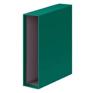 Dohe Funda Individual de Archivador - Para Tamaño A4 Lomo Ancho - Carton Forrado con Papel Impreso - Protege Tus Documentos con Estilo - Color Verde