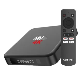 Muvip MV23 Mini PC Smart TV 4K 5G - Android 14 - Quad Core - 4GB RAM - 32GB - Color Negro