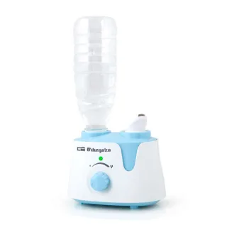 Orbegozo HU 1000 Humidificador de Botella Elimina Olores y Humedece el Ambiente Salida de Vapor Regulable - Adaptador para Botellas - Parada Automatica por Deposito Vacio Potencia 12W