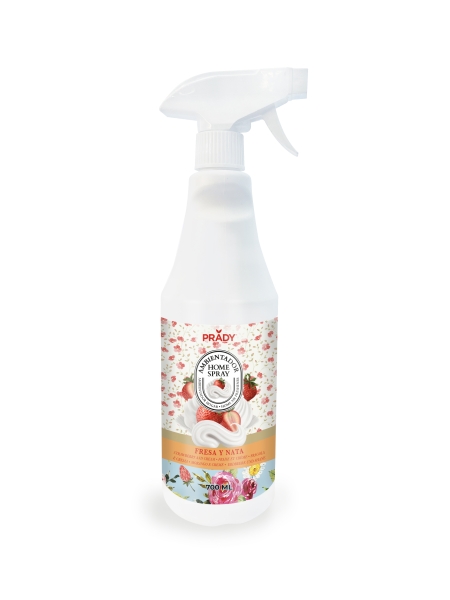 Prady Ambientador Home Spray Nata y Fresa - Frasco de 700 ml - Spray Pulverizador