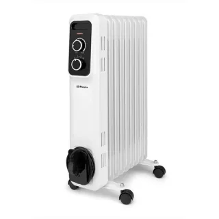 Orbegozo RS 2000 Radiador de Aceite Elegante y Potente - Potencia Maxima 2000W - 9 Elementos Calorificos - Proteccion contra Sobrecalentamiento y Antivuelco - Facil Manejo y Transporte
