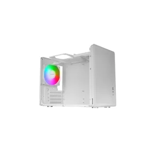 Mars Gaming MC-XPS Minitorre Ultracompacta - Ventilador de 120mm FRGB Trasero - Soporte MicroATX/Mini-ITX - Rejilla de Refrigeracion - Ventana Lateral de Cristal Templado - 392x196x289mm - C