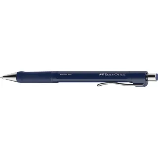 Faber-Castell Beyond Ball Boligrafo Retractil - Punta 1mm - Trazo de 0.5mm - Grip de Agarre - Tinta Azul - Color del Cuerpo Azul · Pack de 10 uds.