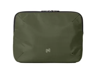 Oxford Identity Executive Funda/Maletin para Portatiles hasta 15.5" - 2 Compartimentos y 4 Bolsillos - Cierre de Cremallera - 38x29x5cm - Color Caqui