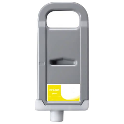 Canon PFI703/PFI303 Amarillo Cartucho de Tinta Pigmentada Generico - Reemplaza 2966B001/2961B001/PFI-703Y/PFI-303Y
