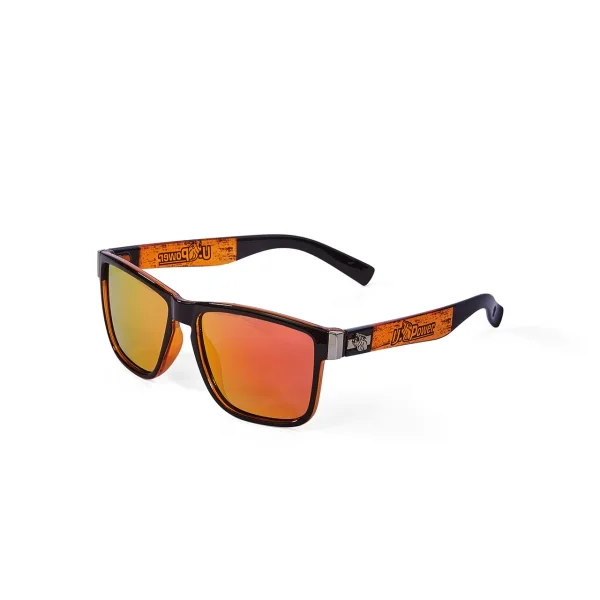 Upower Gafas de Sol Cuadradas - Talla Unica - Montura TR90 Ligera y Anallergica, Lentes Polarizadas Proteccion UVA/UVB, Detalles en Plata, Estuche Incluido - Color Surtidos