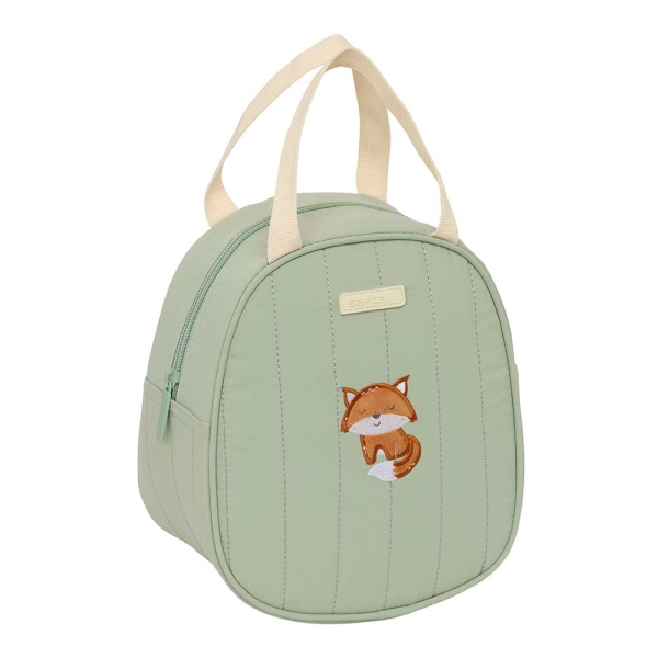 Safta Zorrito Neceser Termo de 5.85L - Interior Forrado en Aluminio - Asa Superior - 190x140x220mm - Color Verde