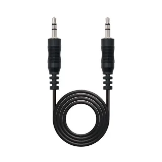 Nanocable Cable Audio Estereo Jack 3.5mm Macho a Jack 3.5mm Macho 3m - Color Negro