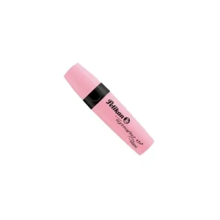 Pelikan Textmarker 490 Marcador Fluorescente - Ergonomico - Base de Agua - Punta Biselada con 3 Anchos de Trazo - Color Rosa Pastel · Pack de 10 uds.
