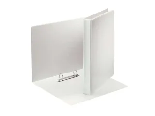 Esselte Carpeta Canguro Gama Basica 40mm - Mecanismo 2 Anillas Mixtas - Capacidad 380 Hojas A4 - Certificado Fsc - Color Blanco