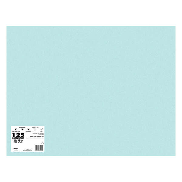 Dohe Cartulinas de Colores de 180 G/M2 - PH Neutro - Libres de Cloro Elemental - Colorantes Directos Biodegradables - para Impresion Offset, Inyeccion de Tinta, Laser, Fotocopiadoras - Paque