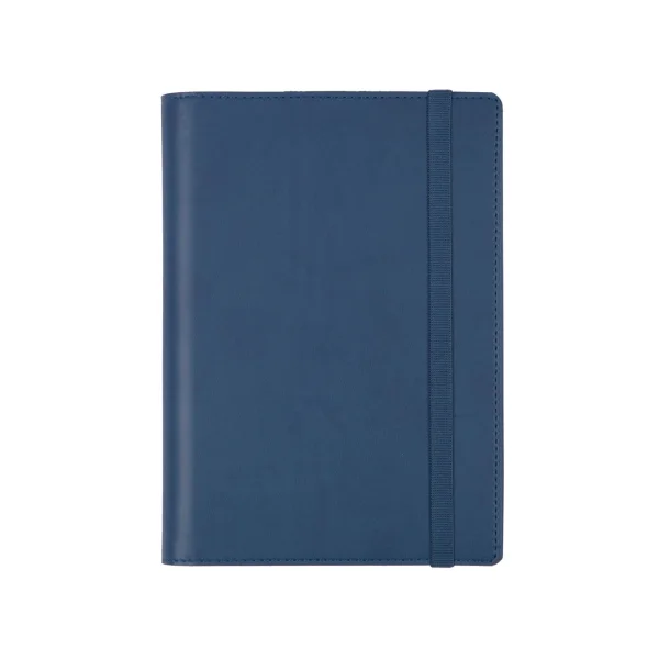 Finocam Duoband Agenda con Bloc de Notas en Catalan - Anual 2026 - Formato E5 - 130x15x192mm - Semana Vista Horizontal - Color Azul