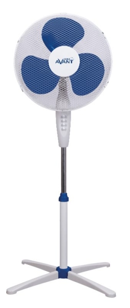 Avant Ventilador de Pie 45W 3 Aspas - 3 Velocidades - Altura Regulable - Funcion Oscilante - Cabezal Inclinable - Color Blanco