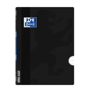 Oxford Libreta Grapada Openflex A4 - Tapa de Plastico Resistente - Grapada para Mayor Durabilidad - 1 Linea con Margen para Escribir Ordenadamente - 48 Hojas de Papel de Alta Calidad - Color
