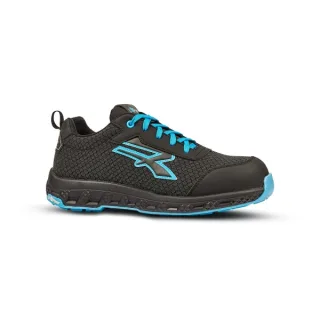 Upower Stinger ESD Calzado de Seguridad - Talla 35 - Durabilidad y Comodidad, Suela EVA con Agarre, Hidrofugo, Resistente a la Abrasion, Puntera Fibertoe, Plantilla Antiperforacion, Protecci