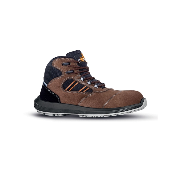 Upower Bonde S Calzado de Seguridad Botines - Talla 35 - Ligeros y Comodos, Airnet Gamuza Suave, Hidrofugos, AirToe Composite, Antiperforacion, Antideslizante, Proteccion S3S FO SR - Color M