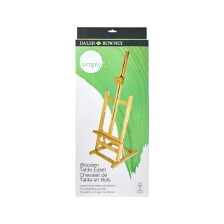 Daler Rowney Simply Caballete de Mesa de Madera - Altura de Lienzo de 55cm