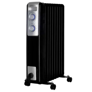 Orbegozo RN-2000 Radiador de Aceite Potente y Silencioso - Potencia Maxima 2000W - 9 Elementos Calorificos - 3 Potencias de Calor - Termostato Regulable - Proteccion contra Sobrecalentamient