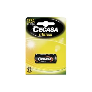 Cegasa Lithium CR123A Pack de 1 Pila 123A 3V