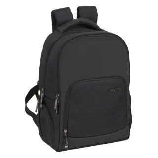 Safta Business Mochila para Portatil hasta 14.1" - Interior Acolchado - Bolsillo para Tablet - Conector USB - Portabotellas - Bolsillo Frontal - Tirador Doble - 18.8L - 280x160x420mm - Color