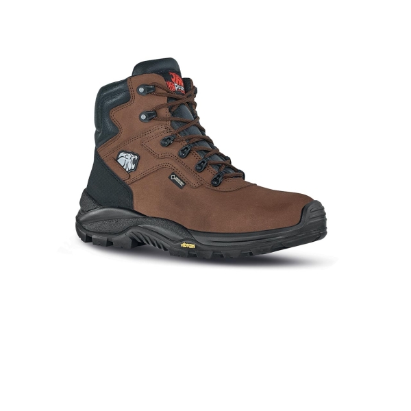 Upower Climb GTX S Calzado de Seguridad Botines - Talla 38 - Empeine Hidrofugo, Impermeable y Transpirable, Puntal Composite, Antiperforacion, Suela Antideslizante PU/VIBRAM, Proteccion S7S
