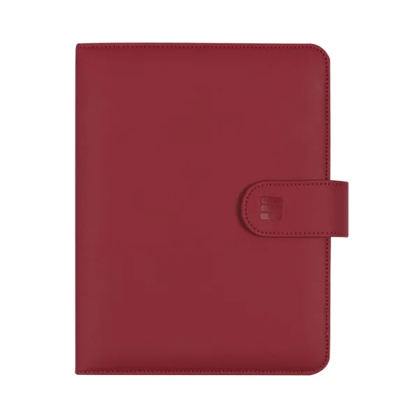 Finocam Open Troya Agenda Organizador - Anual 2026 - Formato 1000 - 205x43x249mm - Semana Vista en Vertical - Color Burdeos