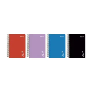 Enri Agenda Escolar con Espiral - Castellano - Tapa de Plastico - Formato Octavo - Dia Pagina - Colores Surtidos · Pack de 5 uds.