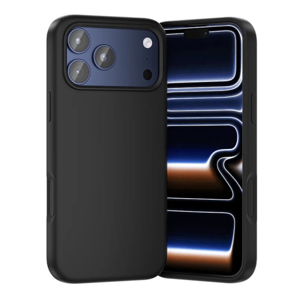Vention Funda de Silicona para Iphone 17 Pro Max - Anillo Magnetico MagSafe - Compatible con Carga Inalambrica - Color Negro