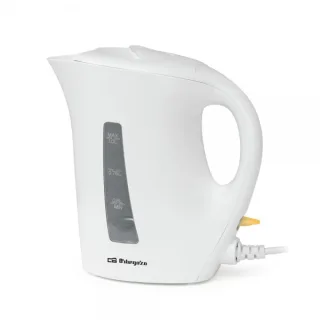 Orbegozo KT 4150 Hervidor de Agua 1L 1200W - Libre de BPA - Asa de Tacto Frio - Apagado Automatico - Indicador de Nivel de Agua - Facil Limpieza