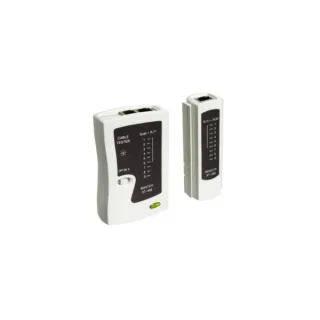 WP Testeador de Red RJ11 / RJ12 / RJ45 / BNC - Color Blanco