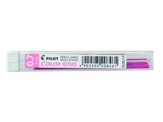 Pilot Pack de 6 Minas para Portaminas Color Eno H-197 0.7mm - Minas Color Rosa