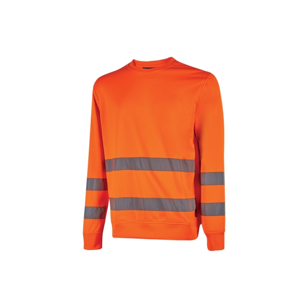 Upower Chara Sudadera de Trabajo - Talla 2XL - Alta Visibilidad, Bandas Reflectantes, Poliester Perchado, Ajuste Comodo, Resistente a Multiples Lavados, Proteccion en Entornos Laborales - Co