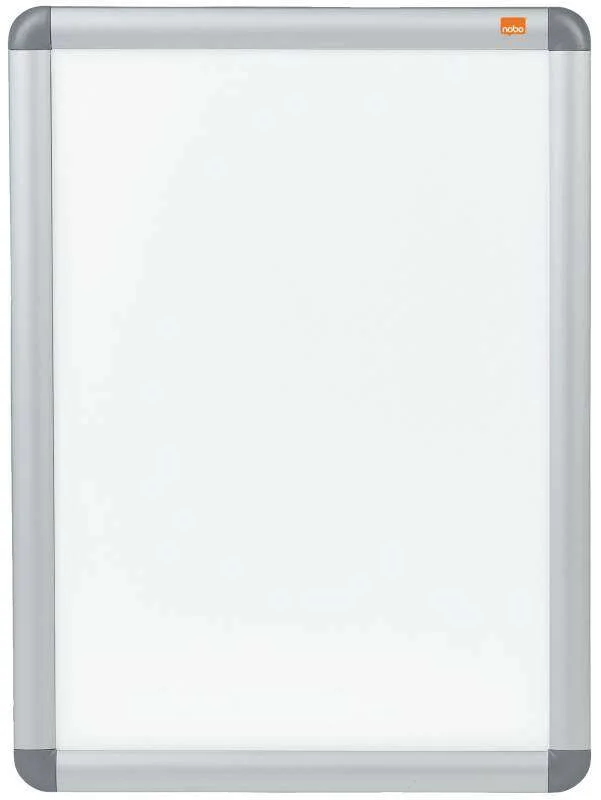 Nobo Marco Publicitario Tamaño A3 con Proteccion de PVC Antirreflectante y Resistente a la Intemperie - Marco de Aluminio Elegante - Color Plata