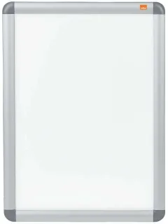 Nobo Marco Publicitario Tamaño A3 con Proteccion de PVC Antirreflectante y Resistente a la Intemperie - Marco de Aluminio Elegante - Color Plata